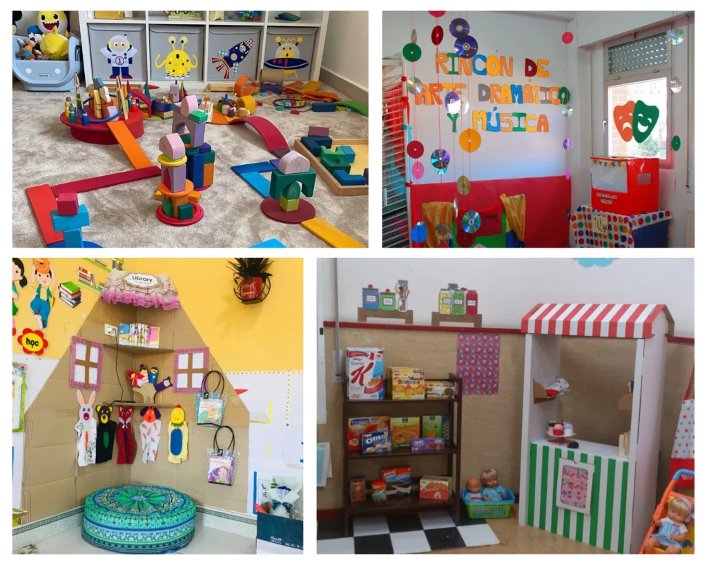 Rincón lúdico para el aprendizaje infantil