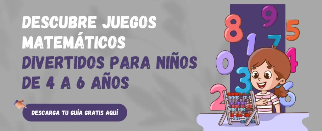 Juegos matemáticos para niños de 4 a 6 años